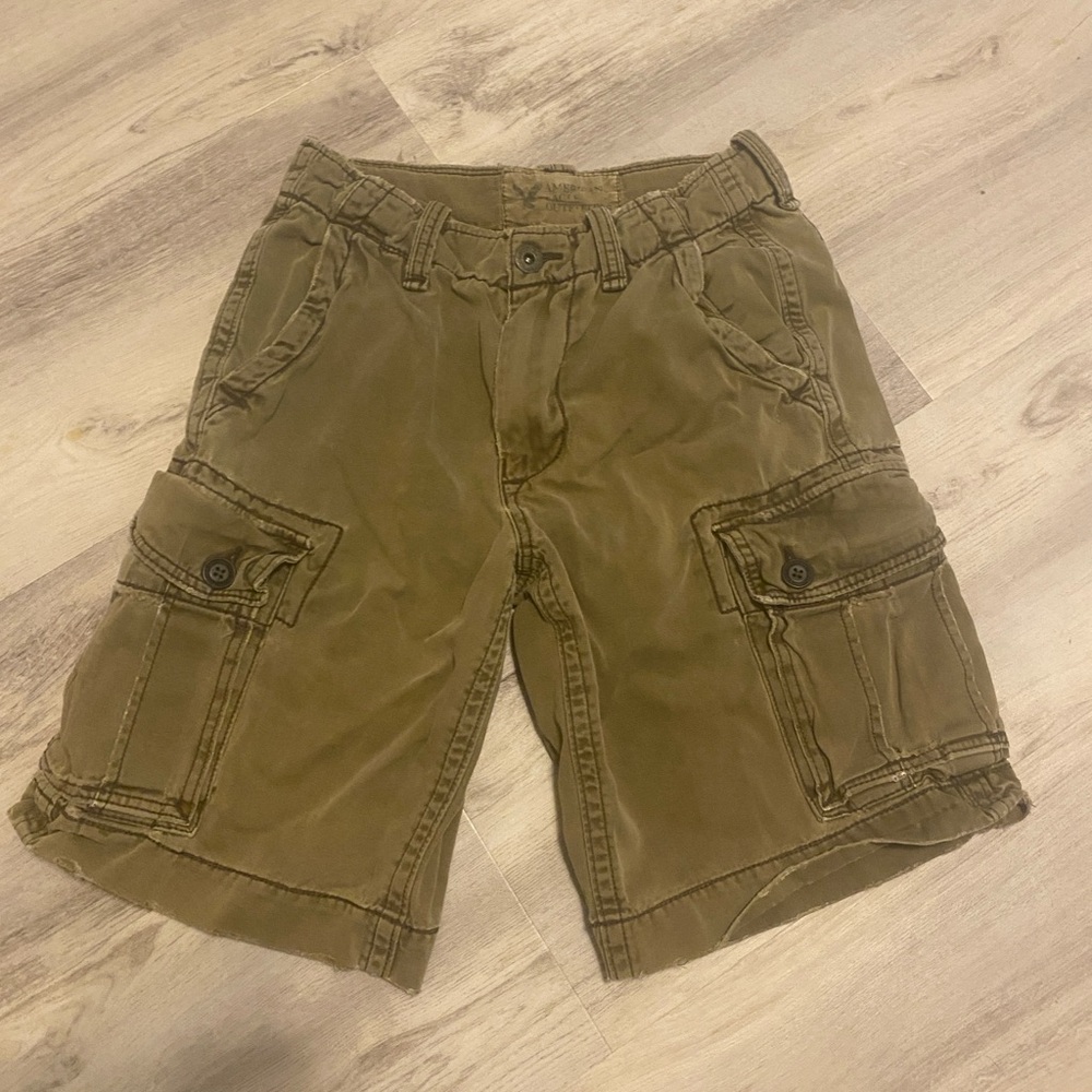 American Eagle Outfitters Kids Tan Cargo Shorts